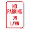 Signmission No Parking on Lawn Heavy-Gauge Aluminum Sign, 12" x 18", A-1218-23695 A-1218-23695 - alternate 1